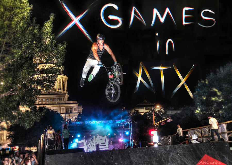 X Games in ATX Photograph by Andrew Nourse
