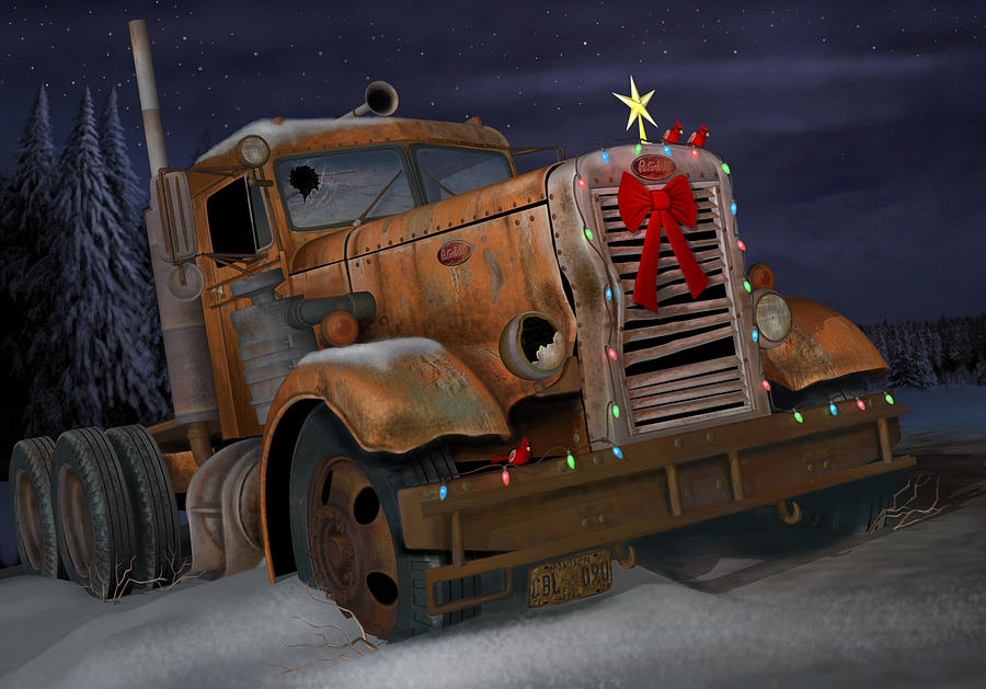 Christmas Digital Art - X-mas Pete by Stuart Swartz