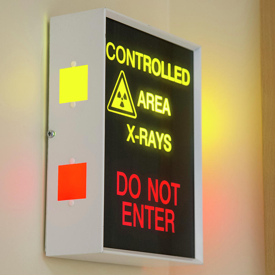 X-ray Room Warning Box Photograph by Public Health England - Fine Art ...