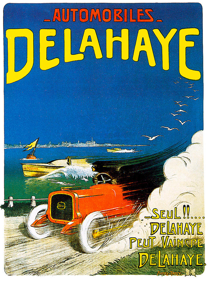 DeLahaye Automobiles Photograph by Vintage Automobile Ads and Posters