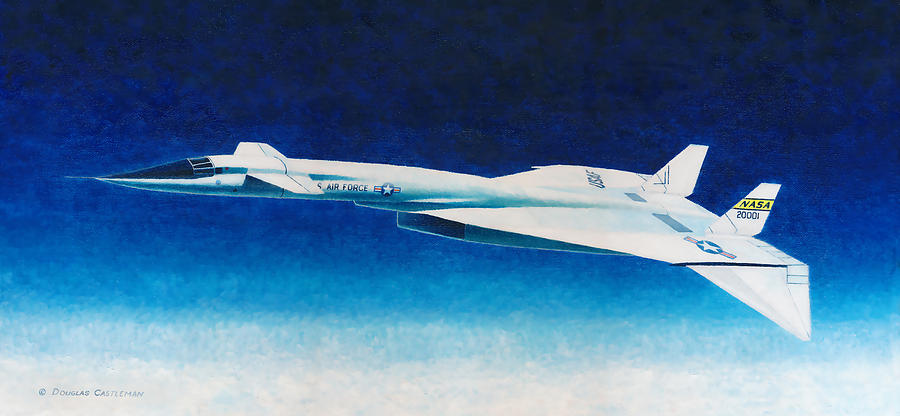 Xb-70a Painting by Douglas Castleman