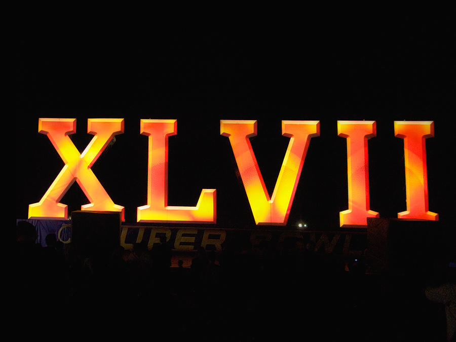 XLVII Super Bowl Sign Photograph by Photography  By Sai