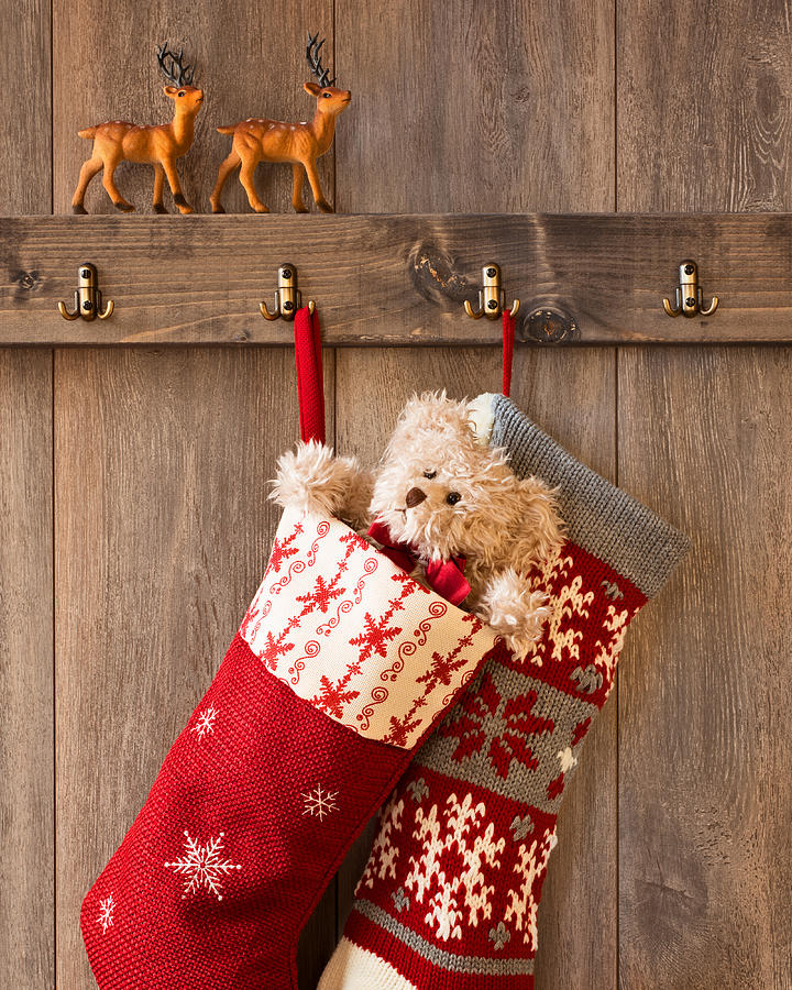 Christmas Photograph - Xmas Stockings by Amanda Elwell
