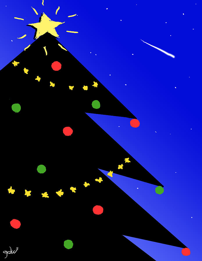 Christmas Digital Art - Xmas Tree by Gdw3