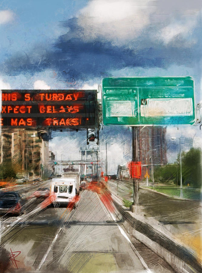 Xpect Delays Mixed Media by Russell Pierce