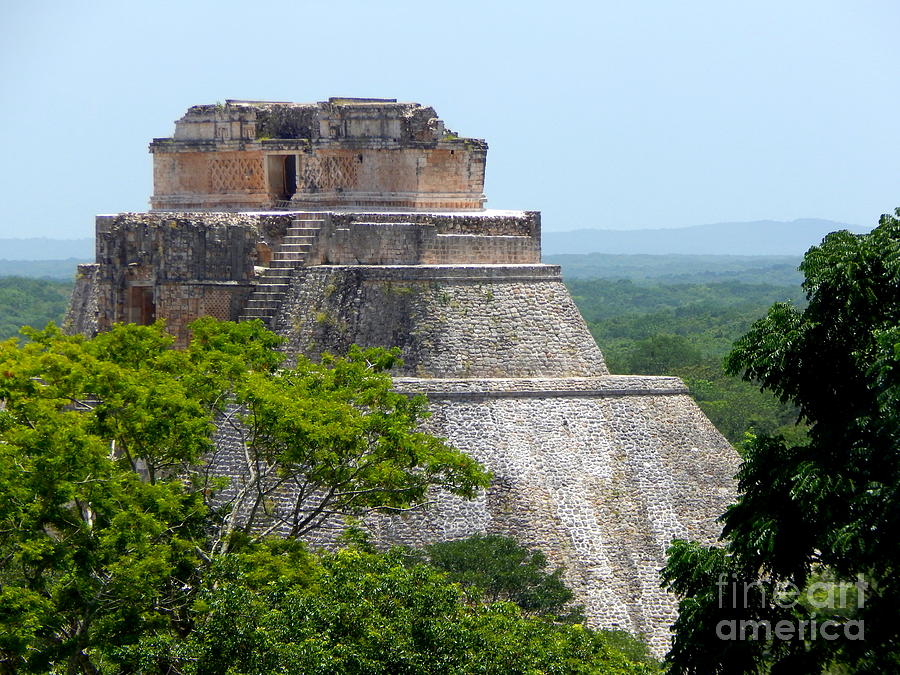 Xumal Pyramid Yucatan Mexico Photograph
