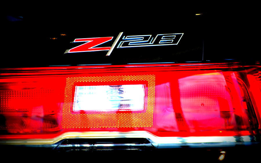 XXL Chevrolet 2014 Z28 Tail Light Photograph by Katy Hawk
