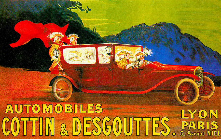 Cottin and Desgouttes Automobile Photograph by Unknown