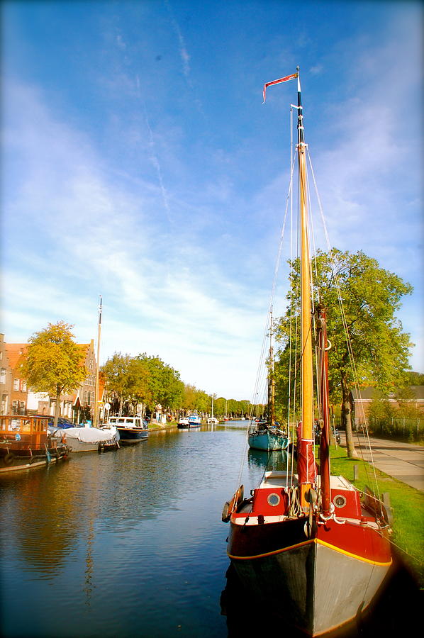 Yacht in Edam Netherlands Photograph by Karen Weetman - Fine Art America