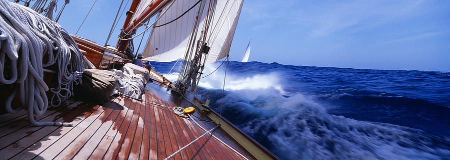 Color Image Photograph - Yacht Race by Panoramic Images