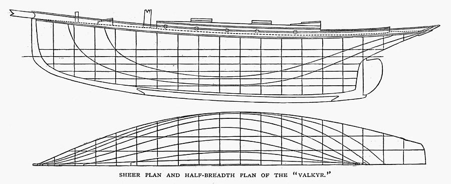 Yacht: Valkyr, 1882 Photograph by Granger - Fine Art America