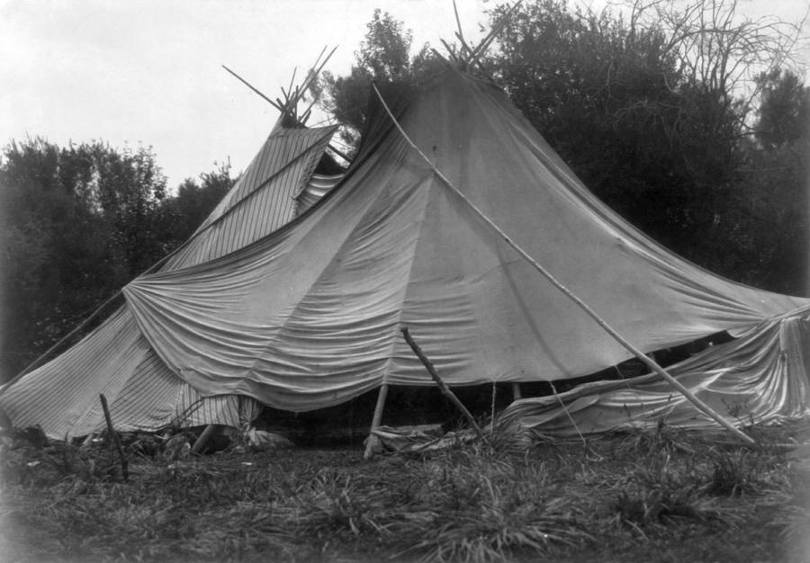 1910 Photograph - Yakama Teepee, C1910 by Granger