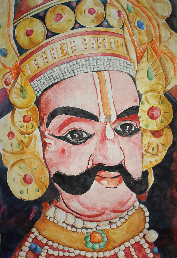 Pencil Sketch Yakshagana Drawing Marivalkiria