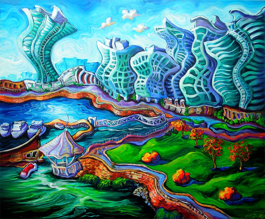 Yaletown Painting by Laura Zerebeski