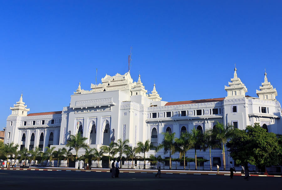 Yangon City Hall Myanmar Photograph by Henry MM