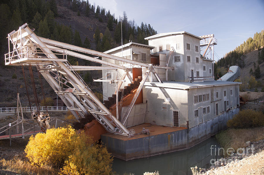 Yankee Fork Gold Dredge Photograph by NightVisions