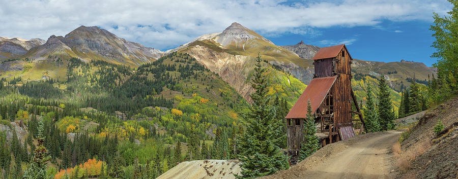 Yankee Girl Silver Mine In Red Mountain Photograph by Panoramic Images