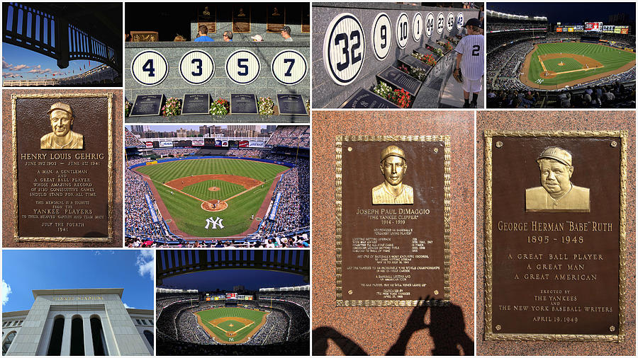 Yankee Stadium Photograph - Yankee Stadium Collage 2 by Allen Beatty