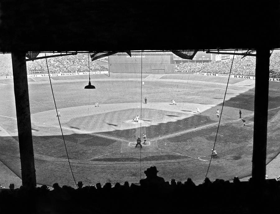 New York Yankees Photograph - Yankee Stadium Grandstand View by Underwood Archives