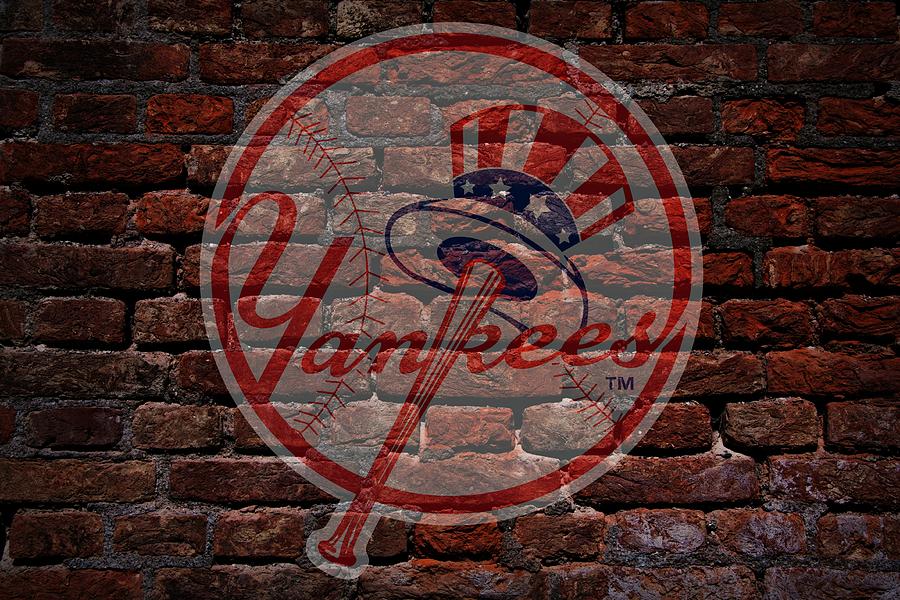 Yankees Baseball Graffiti on Brick  Photograph by Movie Poster Prints