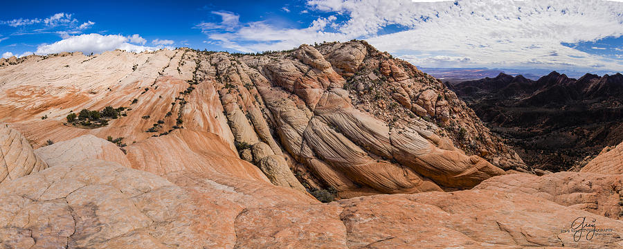 Yant Flats - Candy Cliffs 4 Photograph by Greig Huggins - Fine Art America