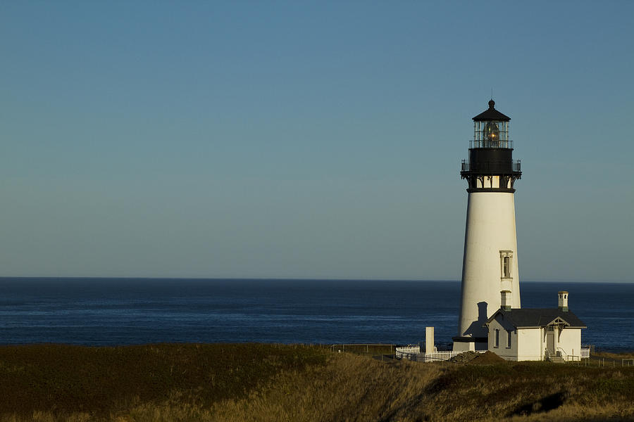 Architecture Photograph - Yaquina Head Lighthouse 4 F by John Brueske