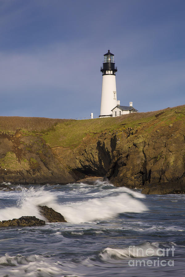 Yaquina Head Lighthouse Photograph by Brian Jannsen