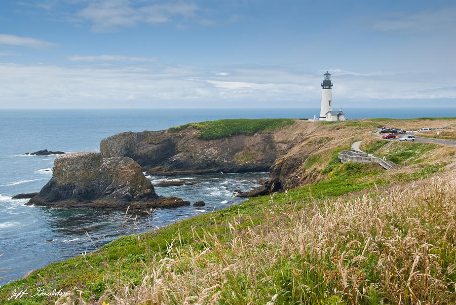 Yaquina Head Lighthouse Photograph by Jeff Goulden