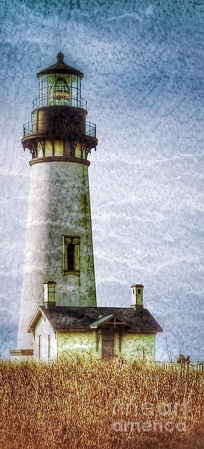 Yaquina Head Lighthouse Texture 3 Photograph by Susan Garren