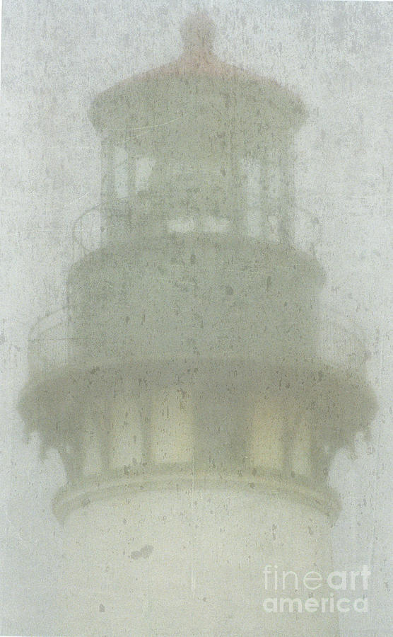 Yaquina Light Textured Photograph by Sharon Elliott