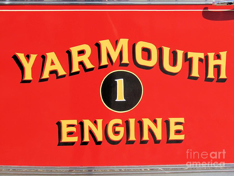 Yarmouth Engine 1 Photograph by Elizabeth Dow