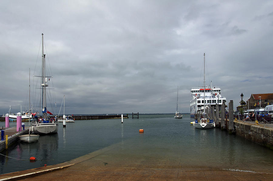 Yarmouth Harbour from the Slipway Photograph by Rod Johnson