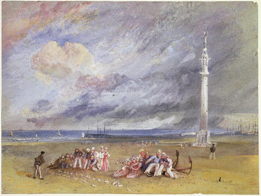 Beach Painting - Yarmouth Sands by Joseph Mallord William Turner