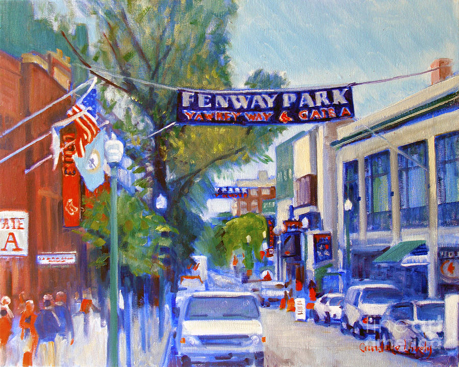 Babe Ruth Painting - Yawkey Way by Candace Lovely