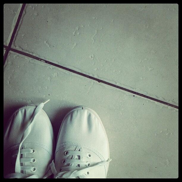 Yay! Finally Got A Pair Of White Shoes Photograph by Coral-Leigh Stuart-deLange