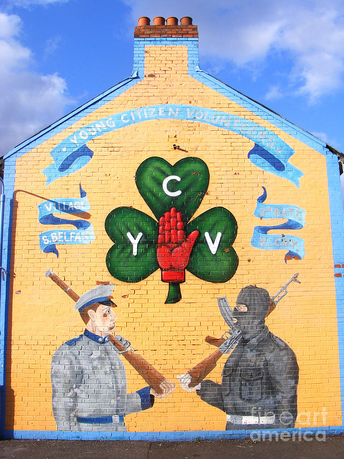 Belfast YCV Mural Photograph by Nina Ficur Feenan