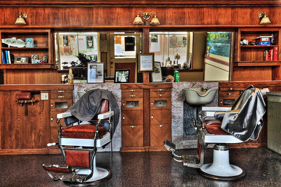 Ye Old Barber Shop Photograph by James Eddy