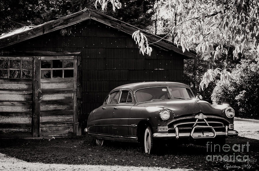 Ye Olde Car BW Photograph by Patricia Trudell | Fine Art America