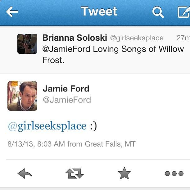Yeah, He Replied To My Tweet . Yes, I Photograph by Brianna Soloski