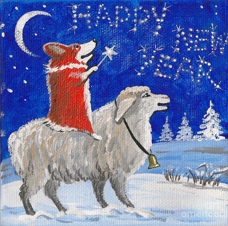 Year of the Sheep Painting by Margaryta Yermolayeva