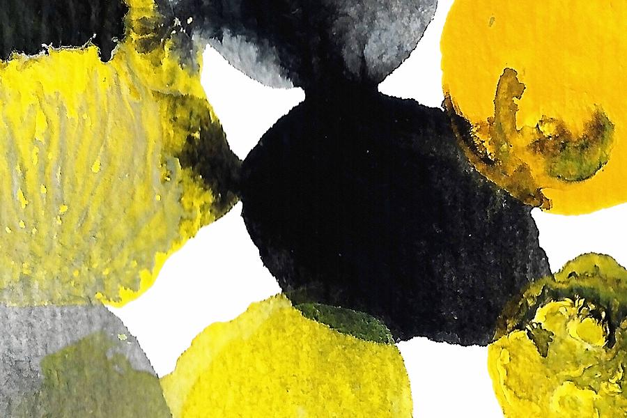 Yellow And Gray Interactions 5 Painting