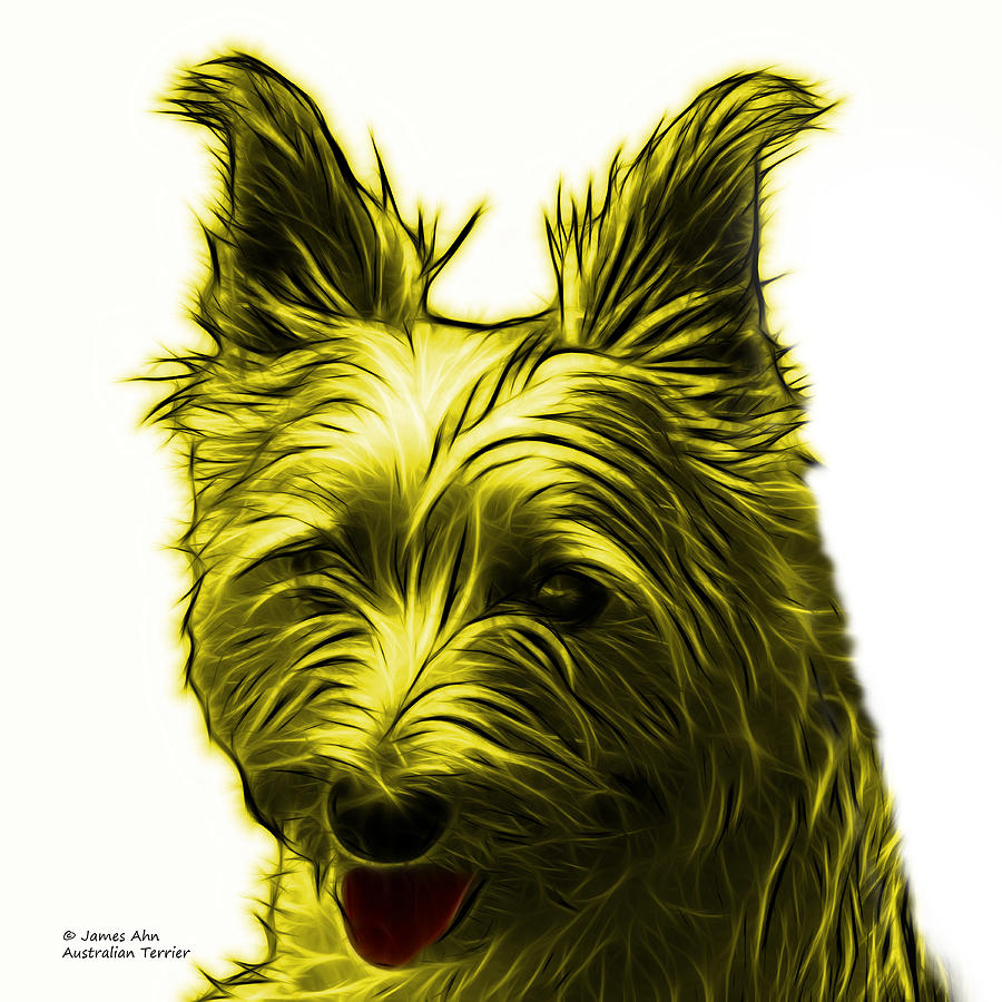 Yellow Australian Terrier Pop Art - 6500 FS Digital Art by James Ahn