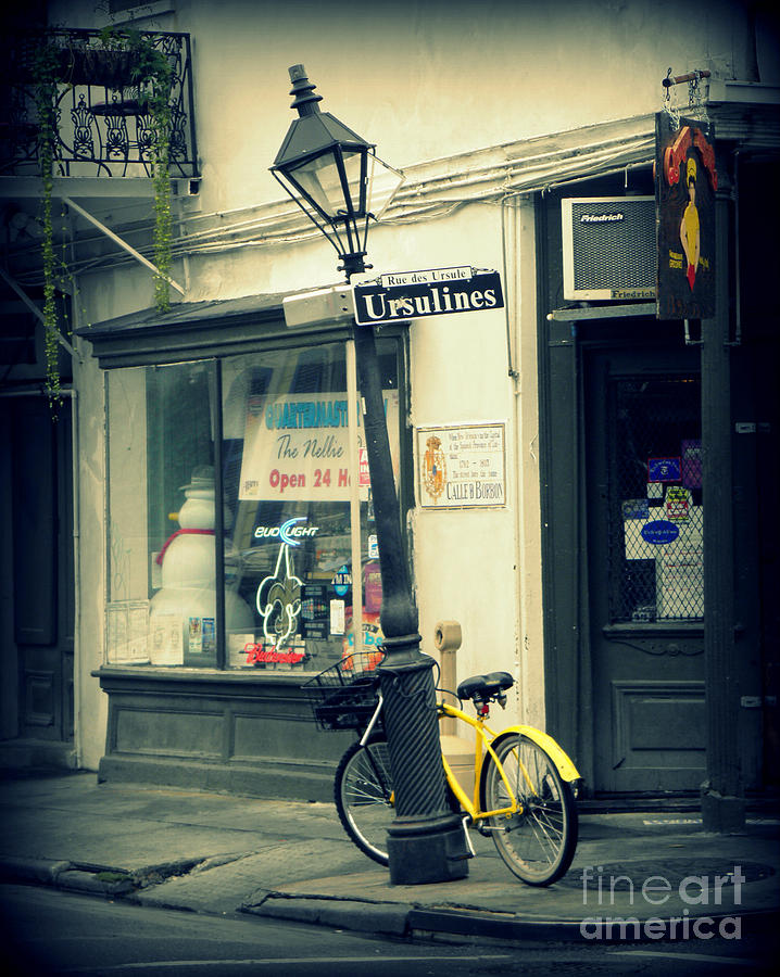 Yellow Bike NOLA Photograph by Valerie Reeves