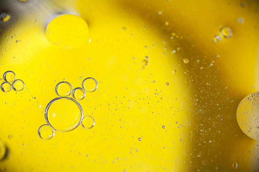 Yellow Bubbles Photograph
