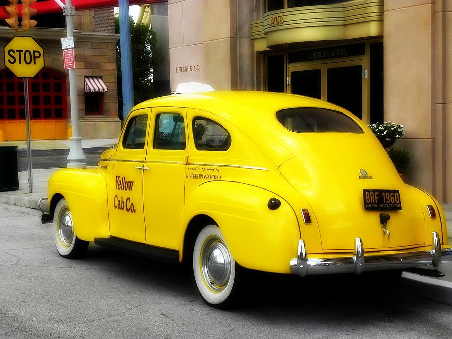 Yellow Cab Photograph by Jewels Hamrick