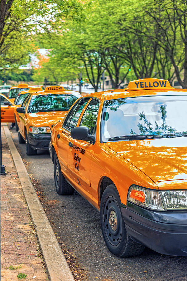 Yellow Cab Photograph by Sennie Pierson