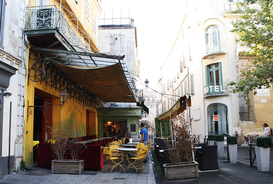 Vincent Van Gogh Photograph - Yellow Cafe Arles France by Bridget Brummel