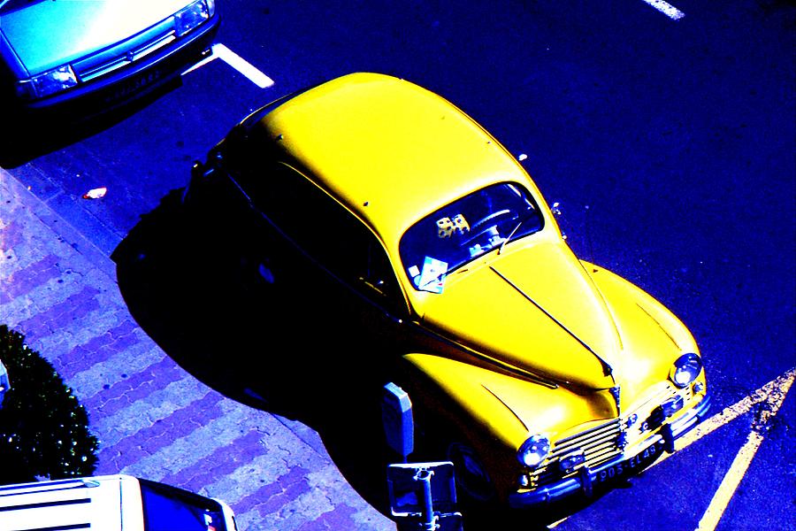 Yellow car Photograph by Guy Pettingell