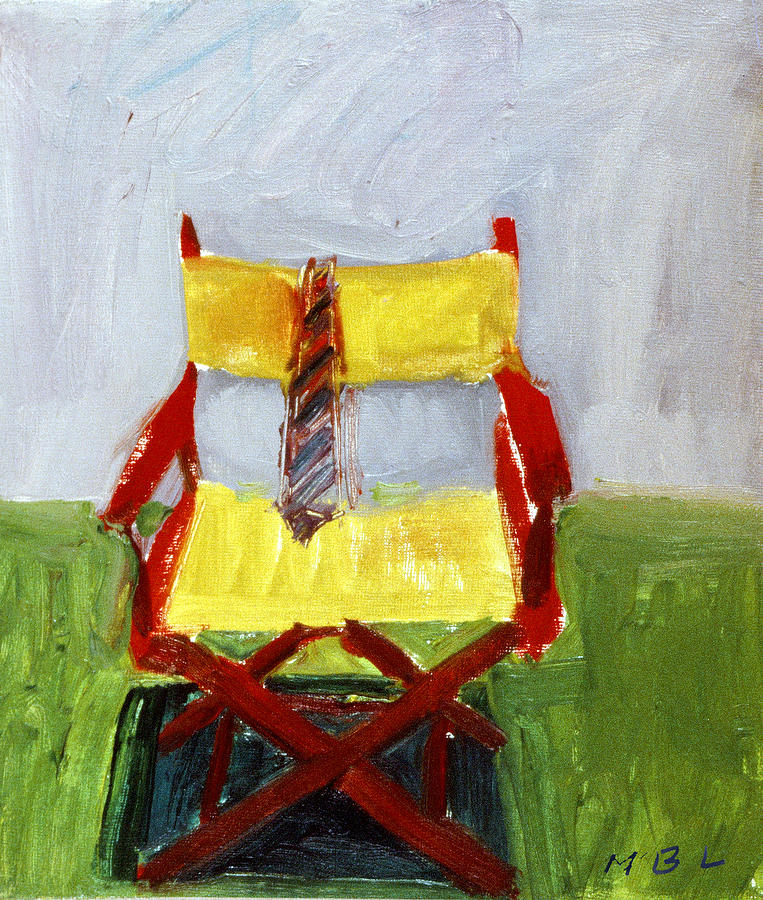 Yellow Chair Painting by Mark Lunde