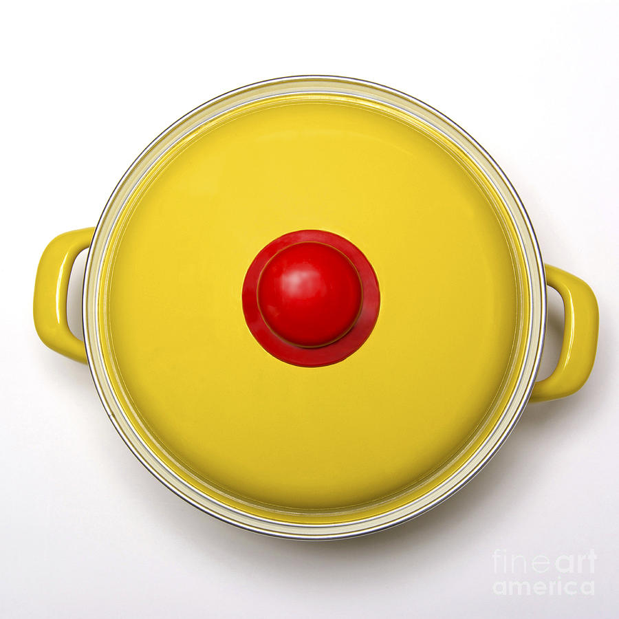 yellow cooking pot set